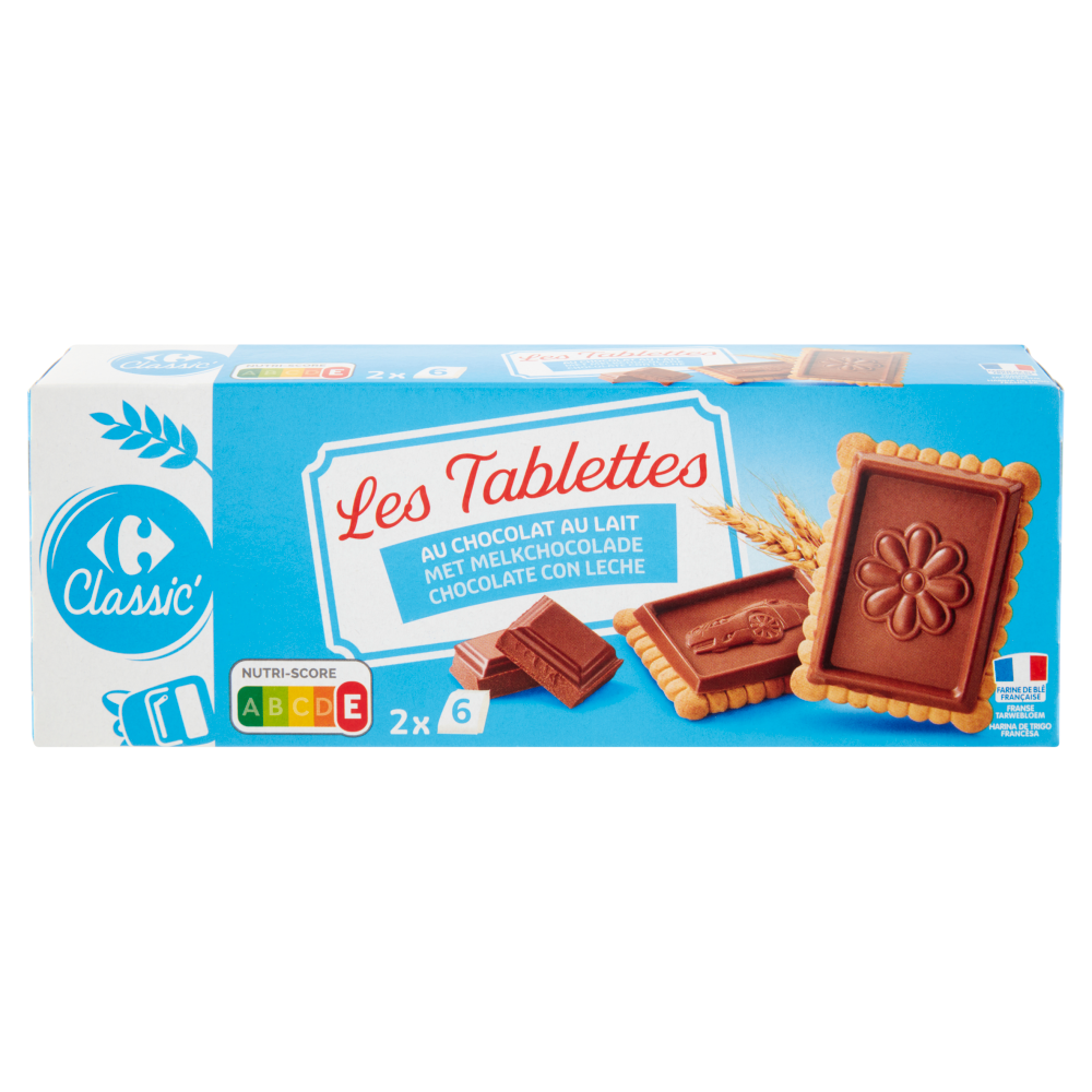 Carrefour Classic Les Tablettes au Chocolat au Lait 150 g