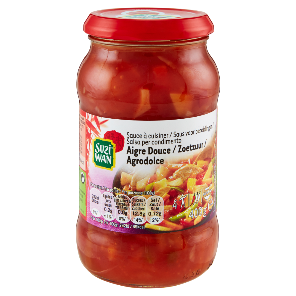 Suzi Wan Salsa per condimento Agrodolce 400 g