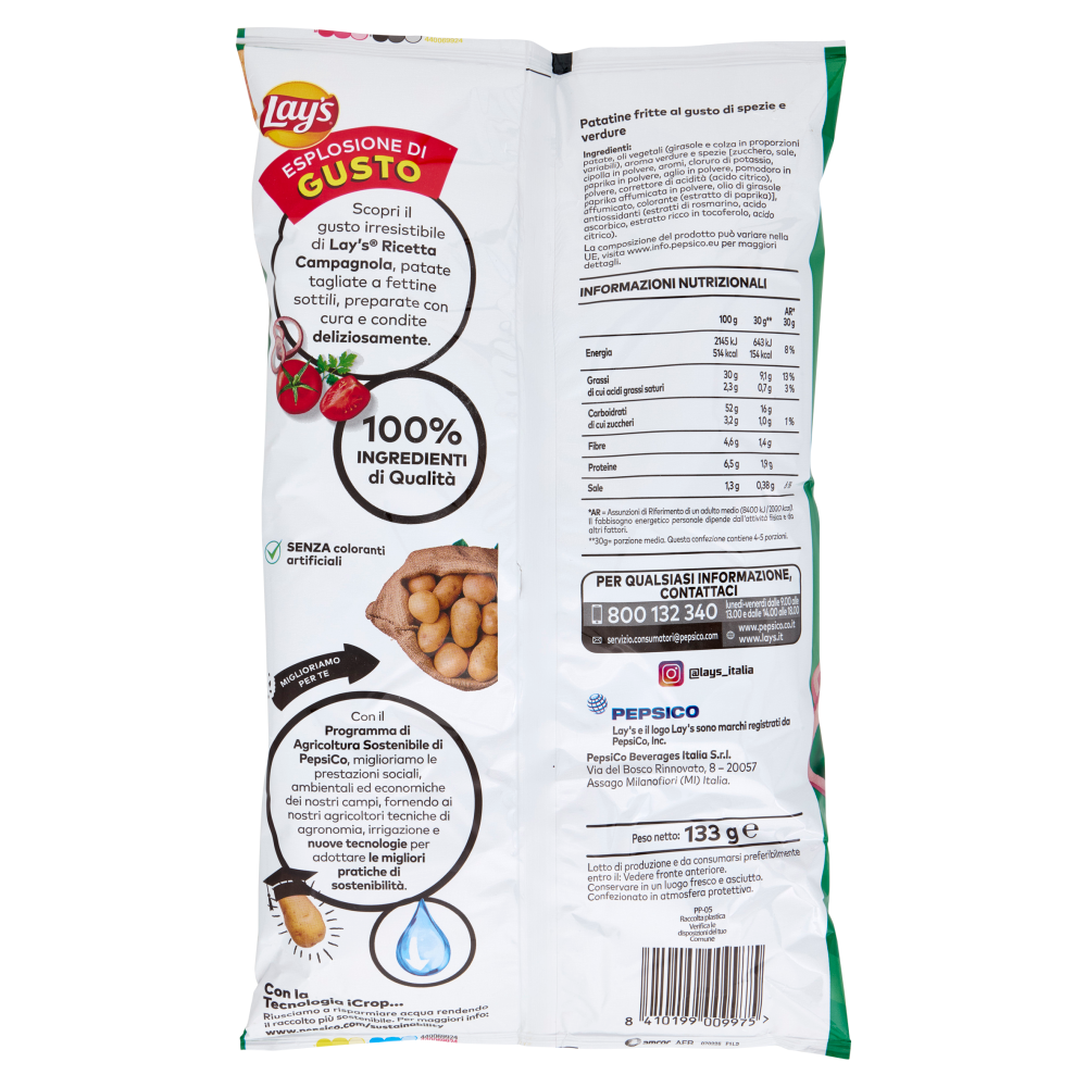 Lay's Ricetta Campagnola 133 g