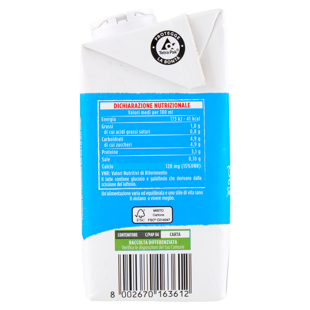 Granarolo Benessere Accadì Senza Lattosio 1% di Grassi 500 ml