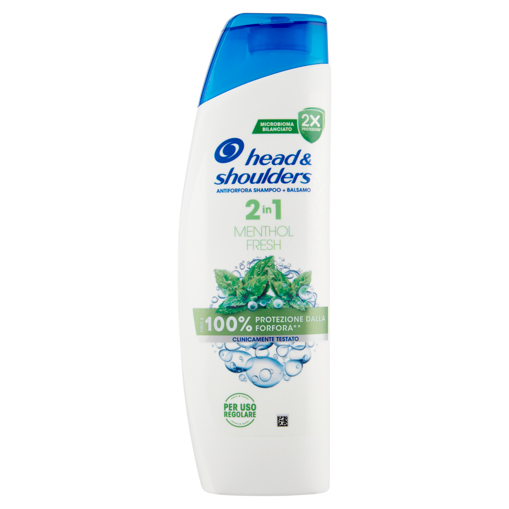 Head & Shoulders Antiforfora Shampoo + Balsamo 2in1 Menthol Fresh 250 ml