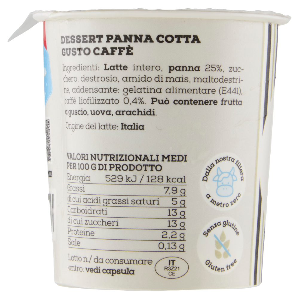 Azienda Agricola Fusero Panna Cotta Caff&egrave; 125 g