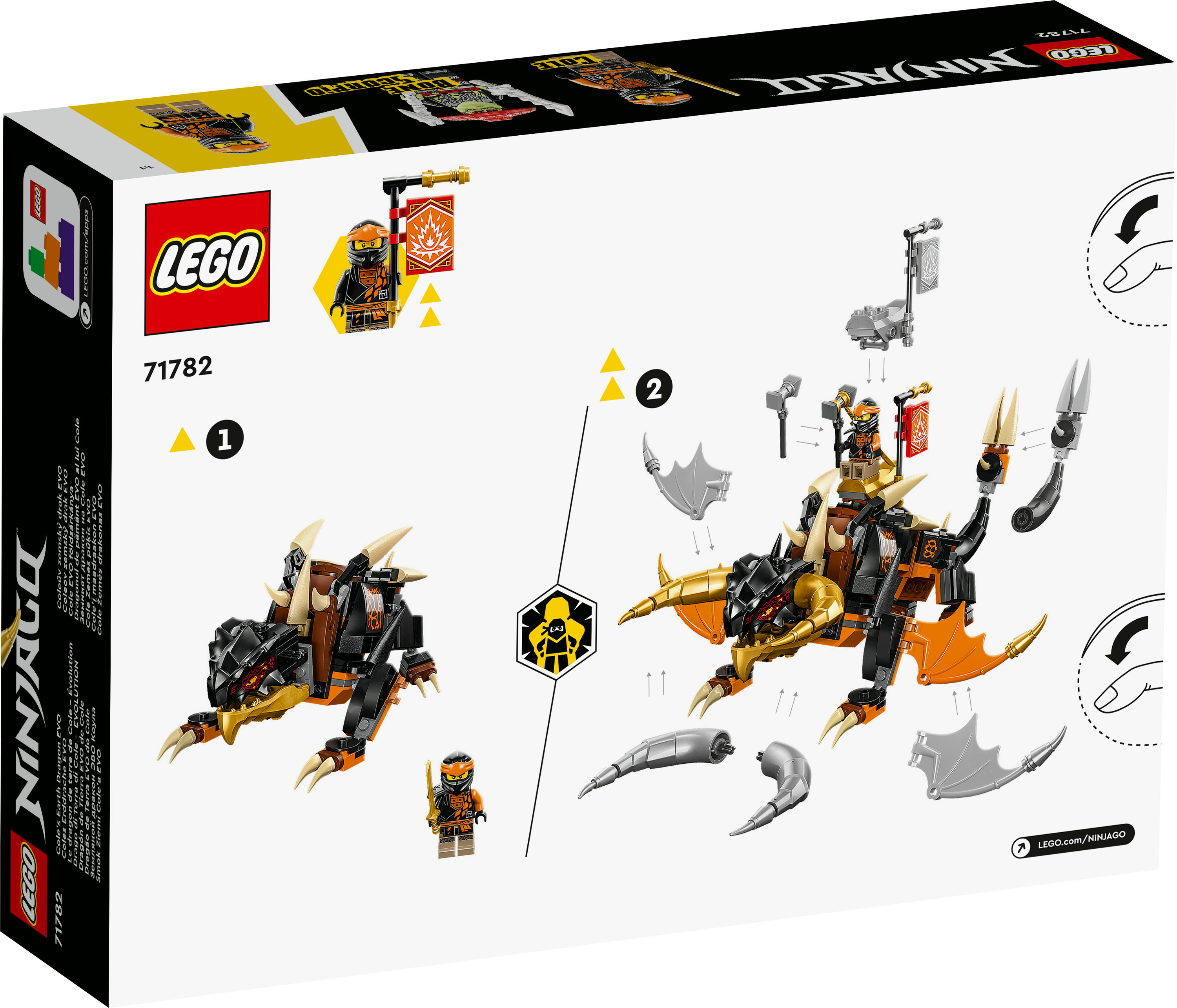 LEGO NINJAGO Drago di Terra di Cole - EVOLUTION