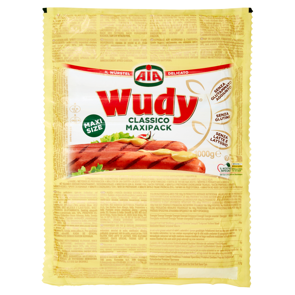Aia Wudy Classico Maxipack 1000 g