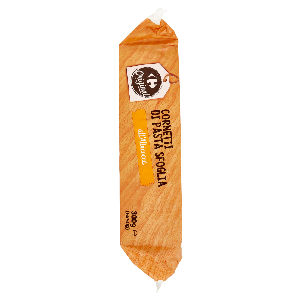 Carrefour Original Cornetti di Pasta Sfoglia all'Albicocca 6 x 50 g