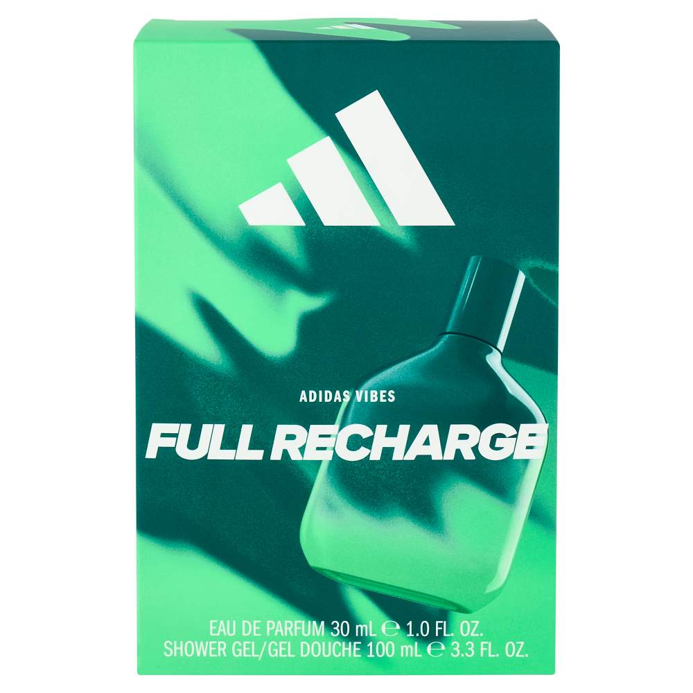 adidas Xmas25 Maschile Eau de Parfum 30 ml + Shower Gel 100 ml Full Recharge