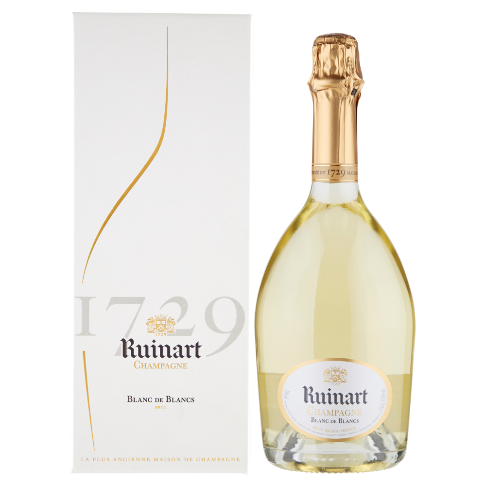 Champagne Ruinart Blanc de Blancs 750 ml. Coffret