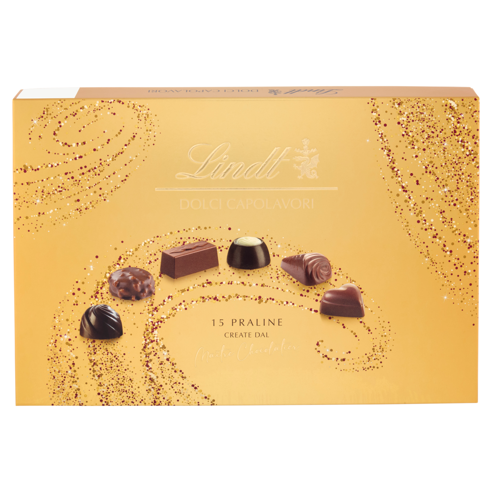 Lindt Dolci Capolavori Cioccolatini assortiti Scatola regalo 143 g