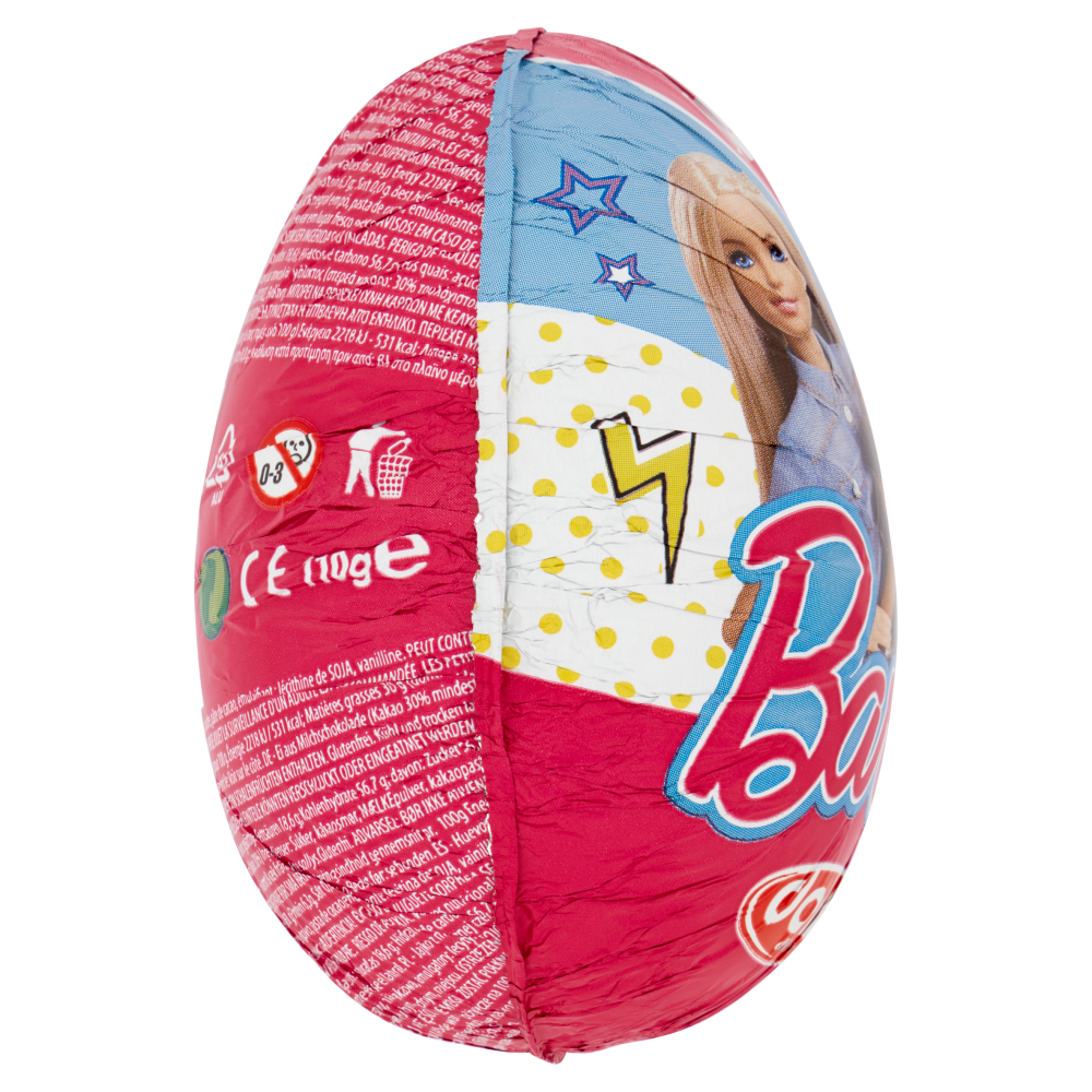 dolfin Maxi Ovetto di Cioccolato al latte finissimo Barbie 110 g