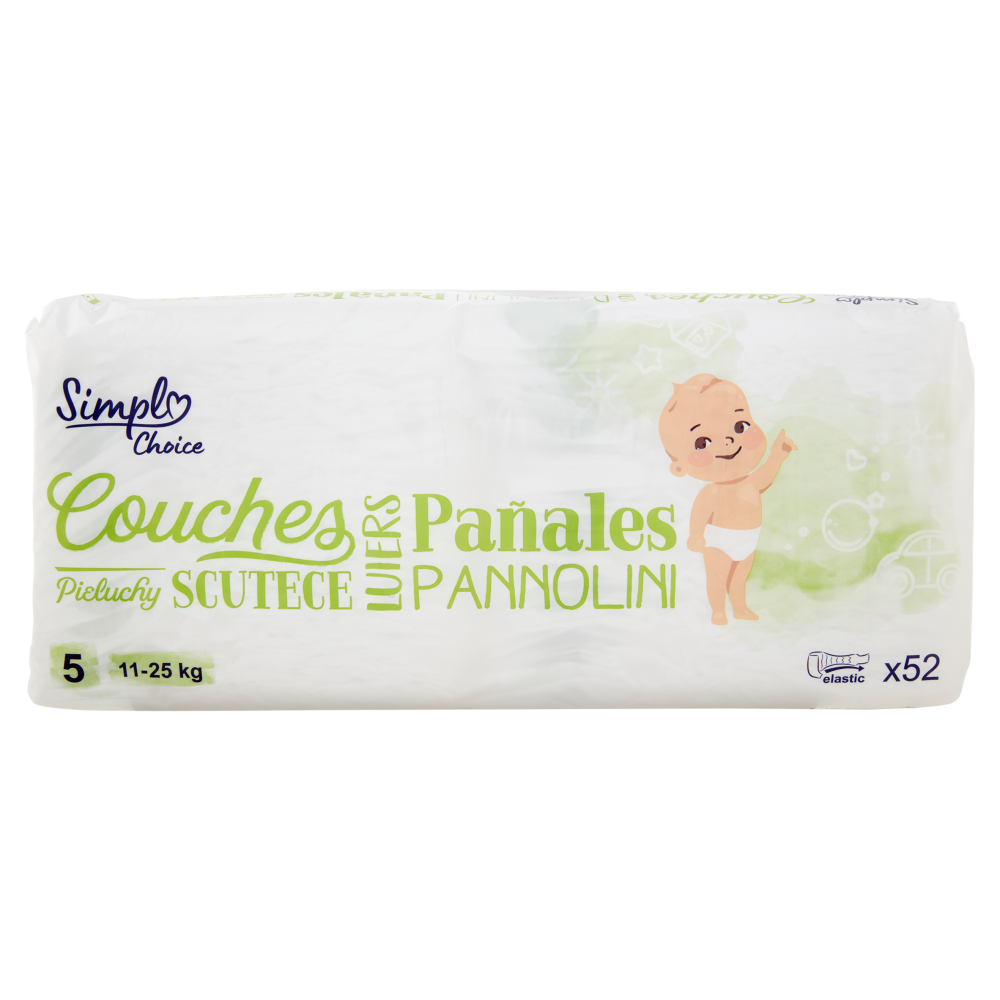 Simpl Choice Pannolini 5 11-25 kg 52 pz