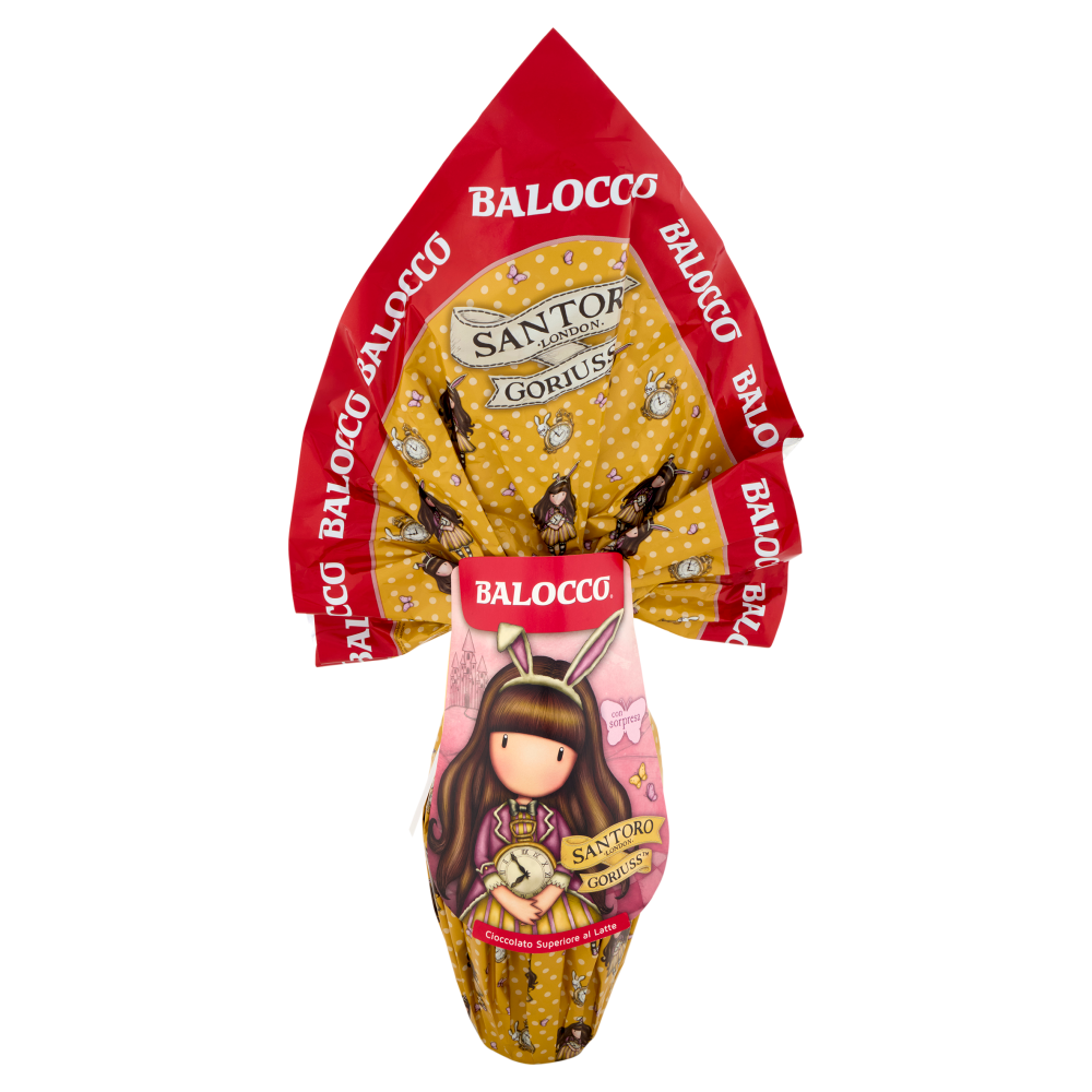 Balocco Uovo Cioccolato Superiore al Latte Santoro London Gorjuss 240 g