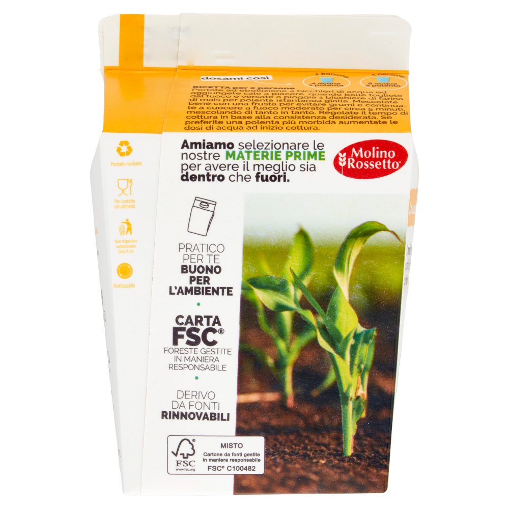 Molino Rossetto Polenta Gialla istantanea 375 g