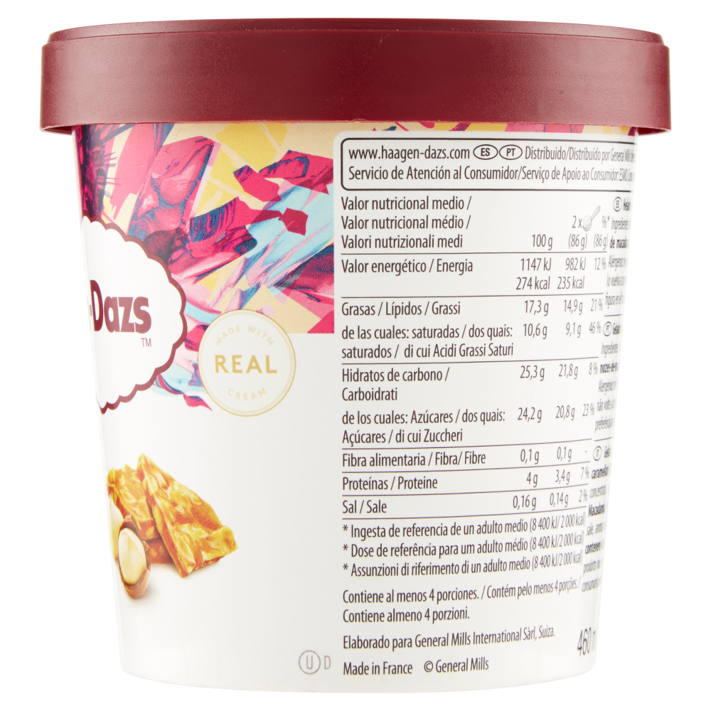 Häagen-Dazs Macadamia Nut Brittle 400 g