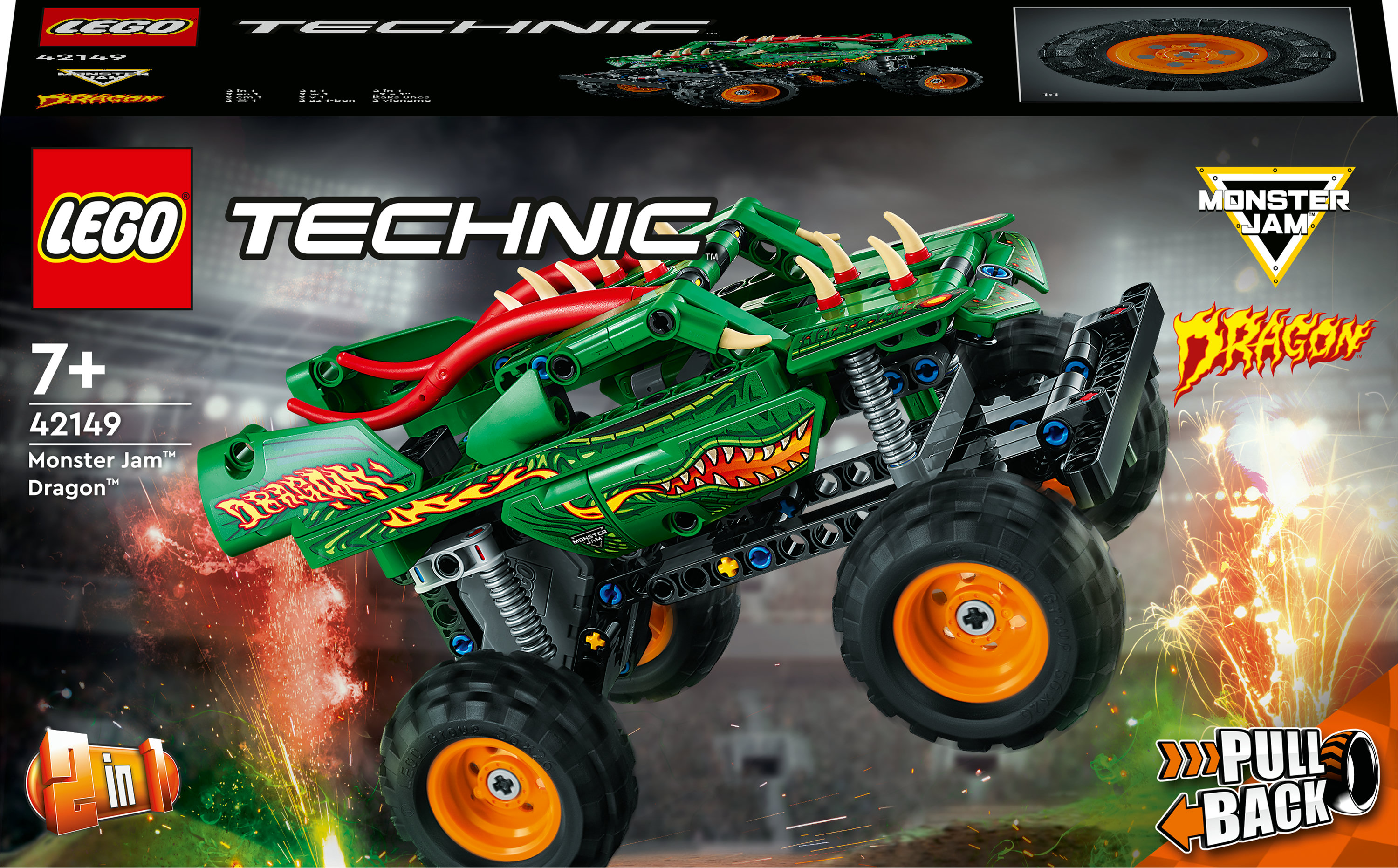 LEGO Technic Monster Jam&trade; Dragon&trade;