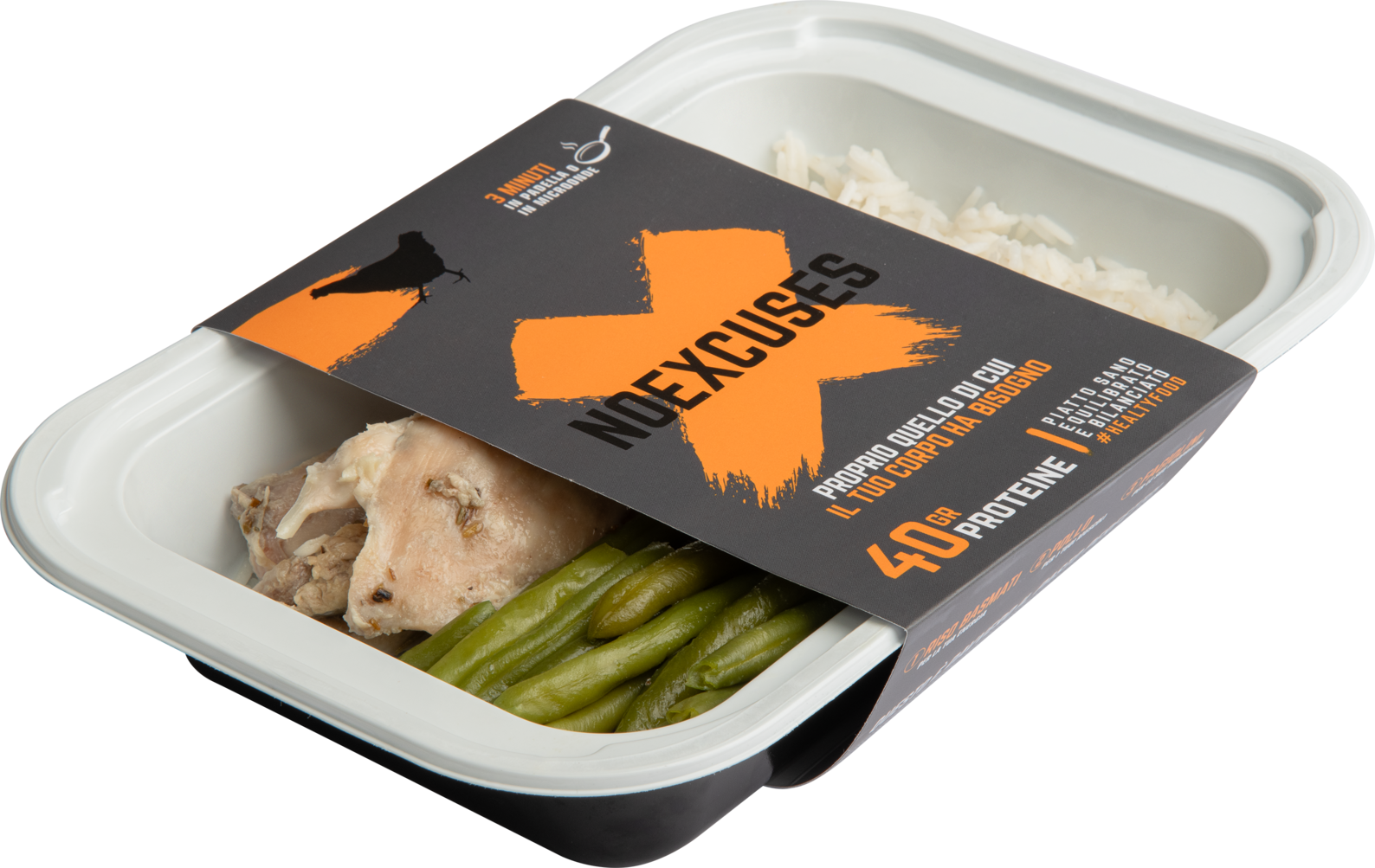 Riso Basmati Pollo e Fagiolini