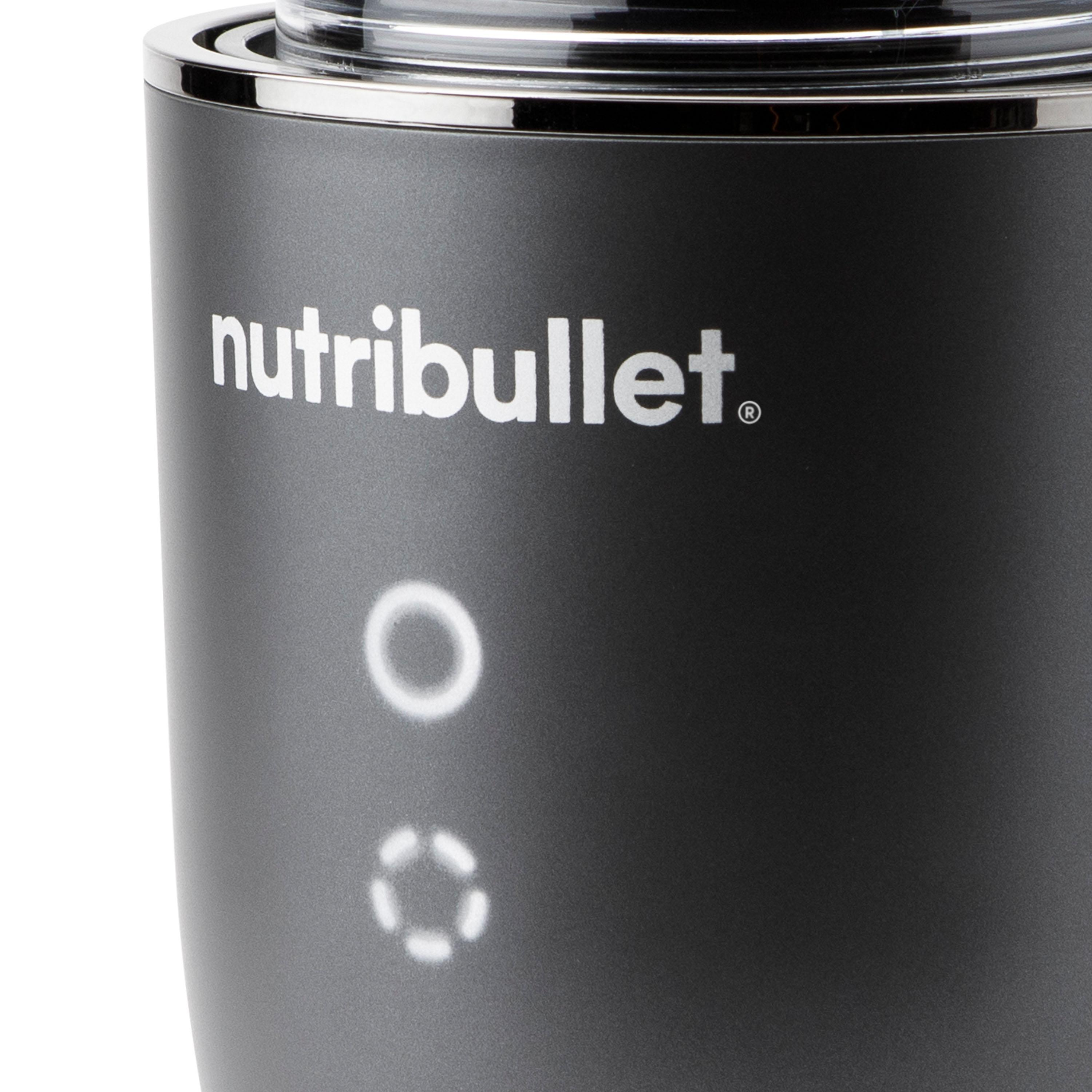 NutriBullet NB1206DGCC 0,9 L Frullatore da tavolo 1200 W Nero, Trasparente