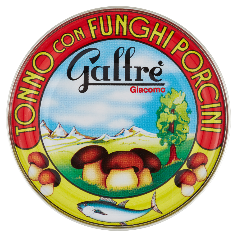 Galfr&egrave; Giacomo Tonno con Funghi Porcini 160 g