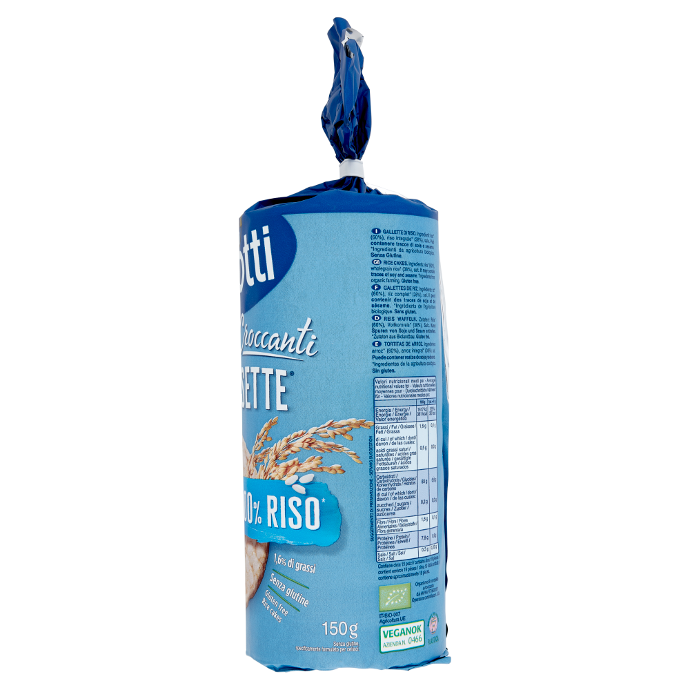 Riso Scotti le Bio Croccanti Risette 100% Riso* 150 g