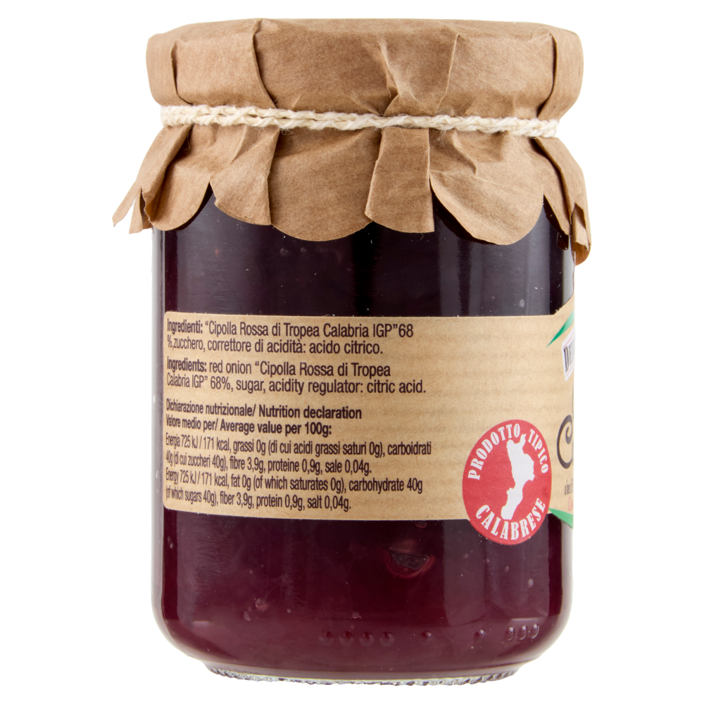 Delizie di Calabria Cipolla Caramellata a base di "Cipolla Rossa di Tropea Calabria IGP" 150 g