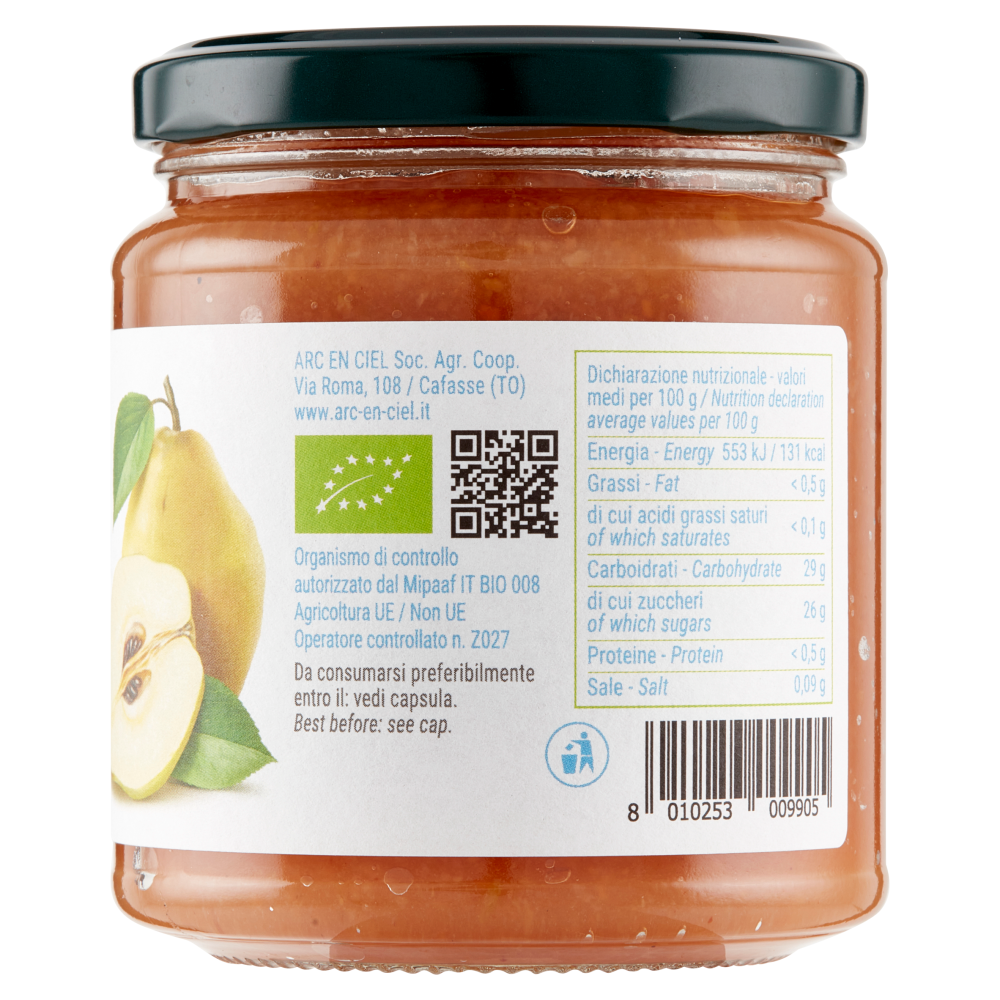 Bio Pi&ugrave; Composta alla Mela Cotogna 320 g