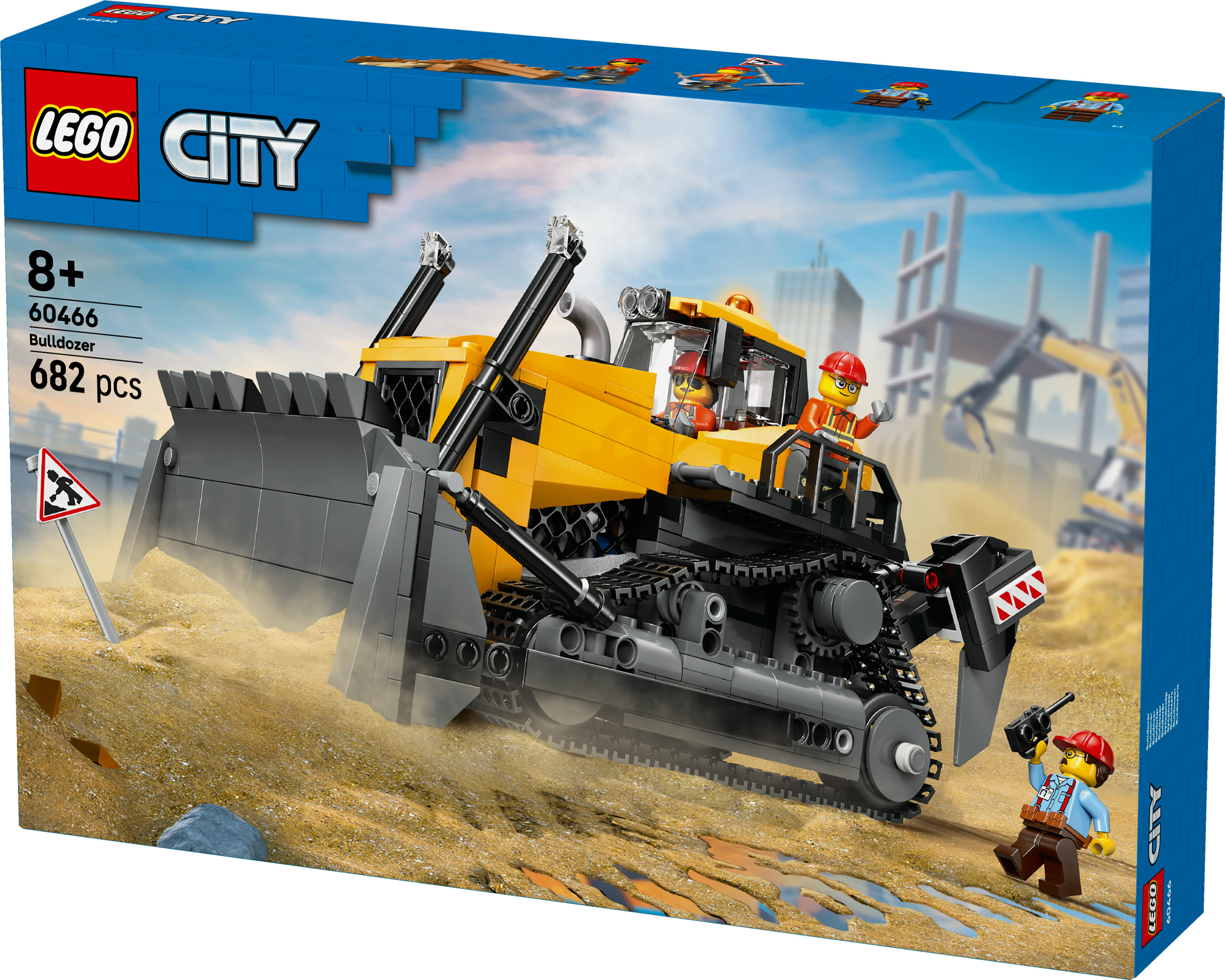LEGO City Bulldozer giallo