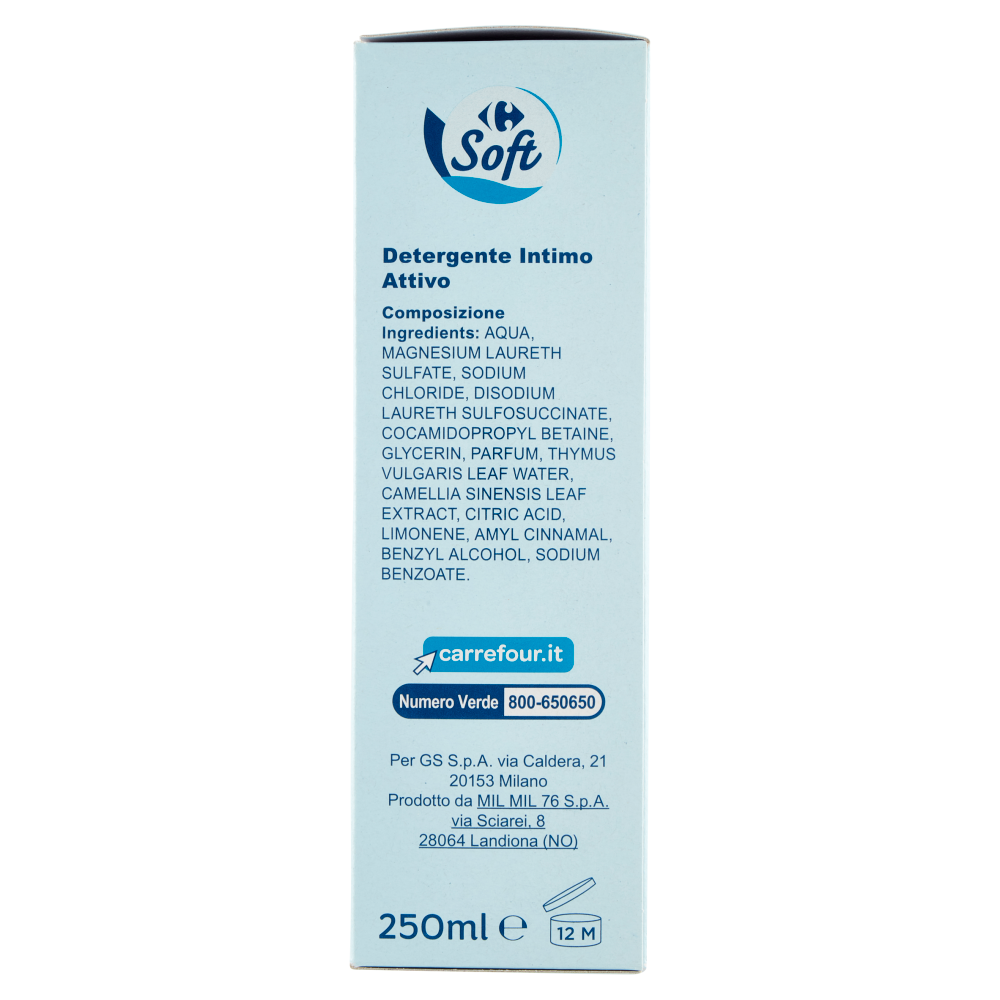 Carrefour Soft Attivo Detergente Intimo 250 ml