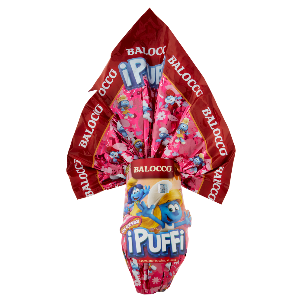 Balocco Uovo Cioccolato Finissimo al Latte i Puffi 150 g