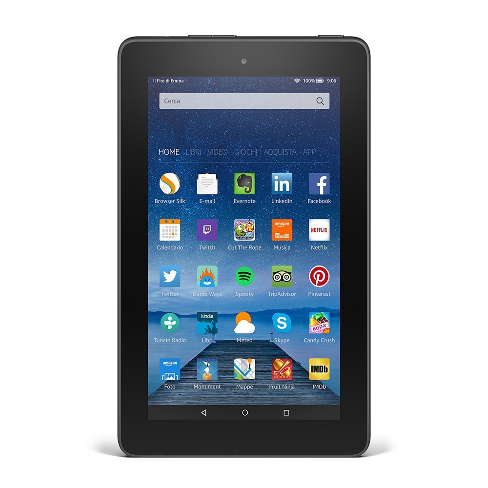 Amazon Fire 8 GB 17,8 cm (7") Wi-Fi 4 (802.11n) Android Nero