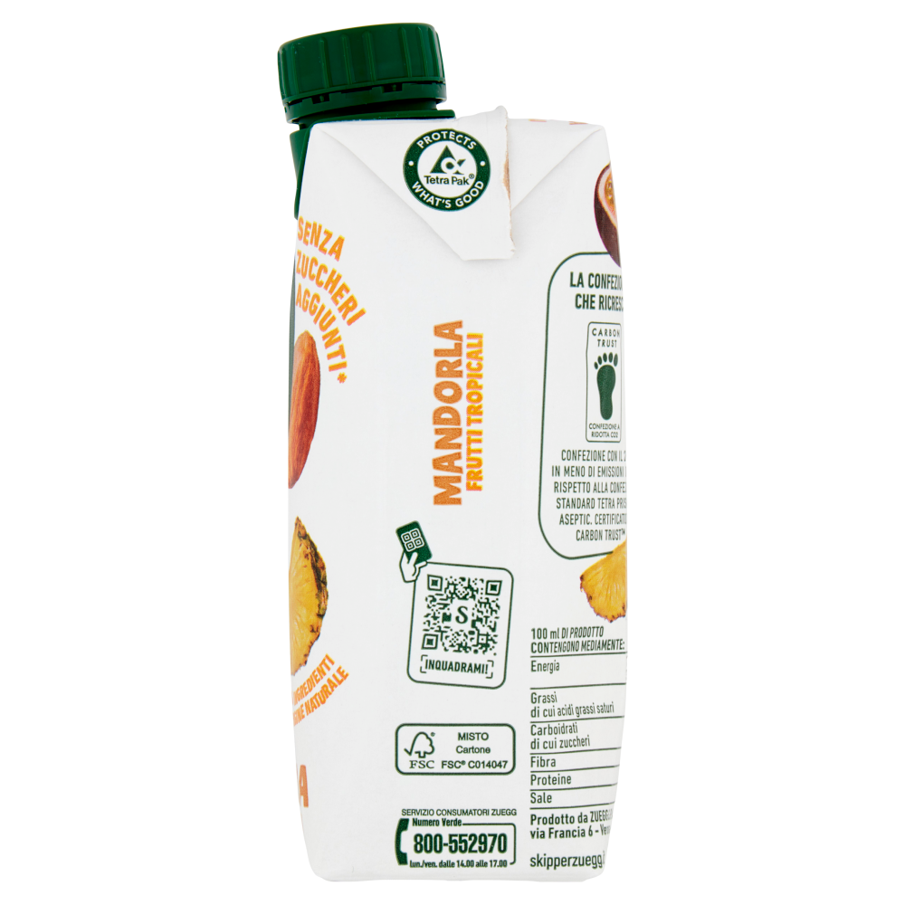 Zuegg Skipper Mandorla Frutti Tropicali 330 ml