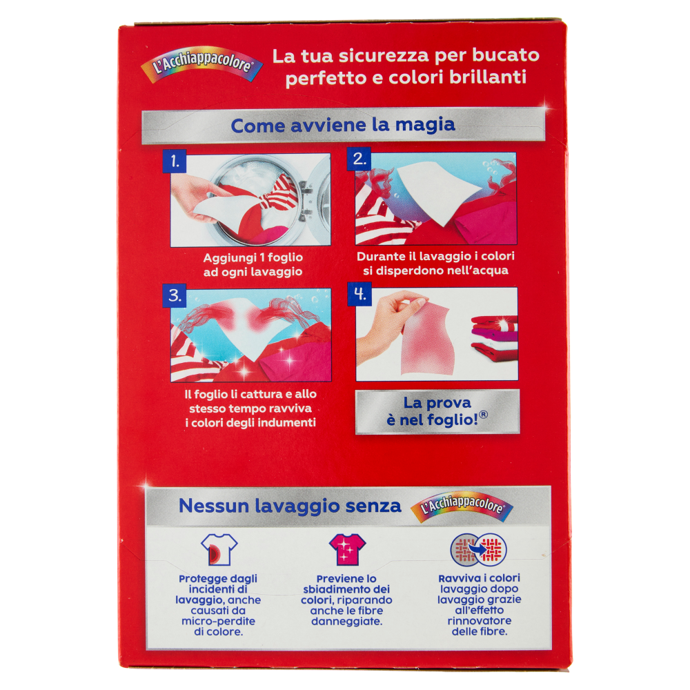 GREY l'Acchiappacolore Protegge e Ravviva i Colori 18 Fogli