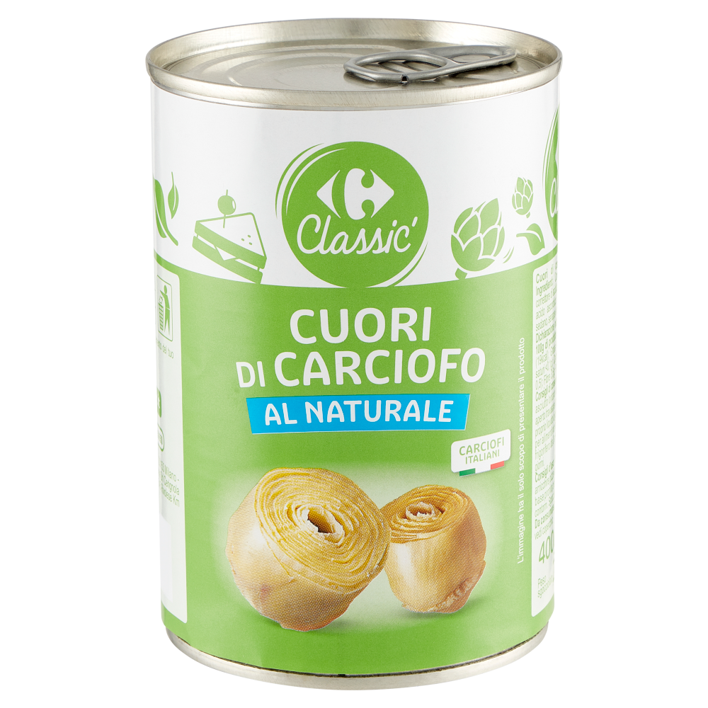 Carrefour Classic Cuori di Carciofo al Naturale 400 g