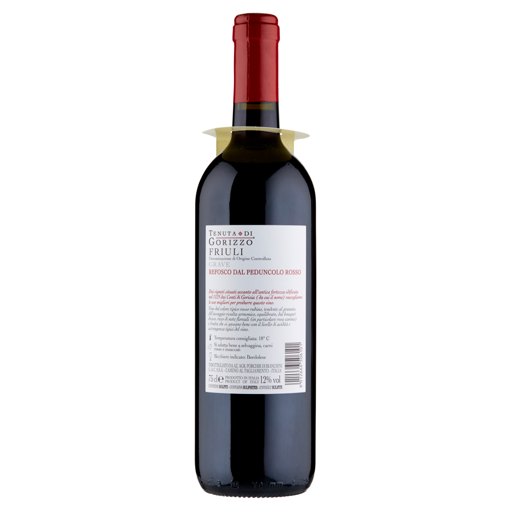 Terre d'Italia Tenuta di Gorizzo Refosco dal Peduncolo Rosso Friuli DOC Grave 75 cl