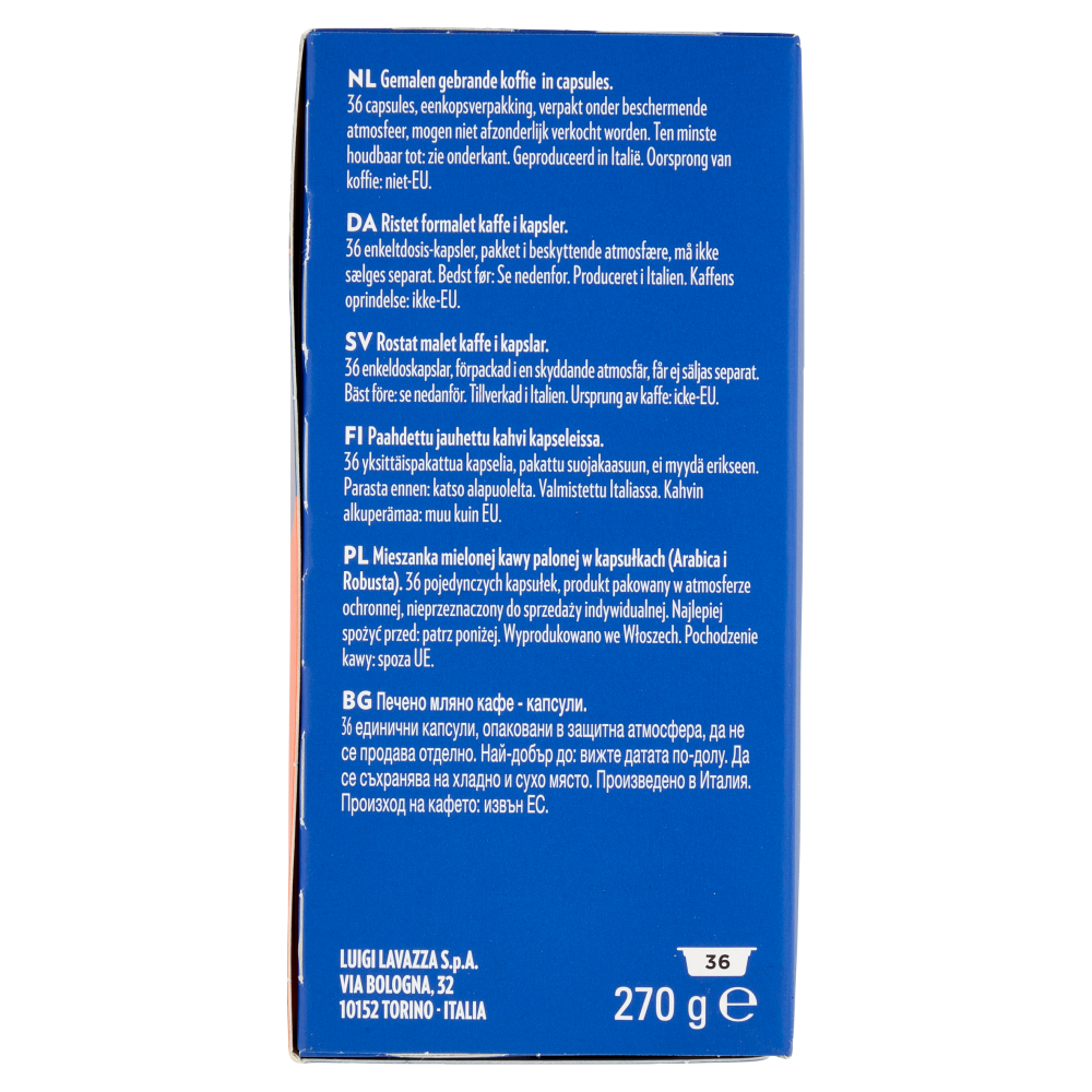 Lavazza A Modo Mio crema e gusto Forte 36 Capsule 270 g