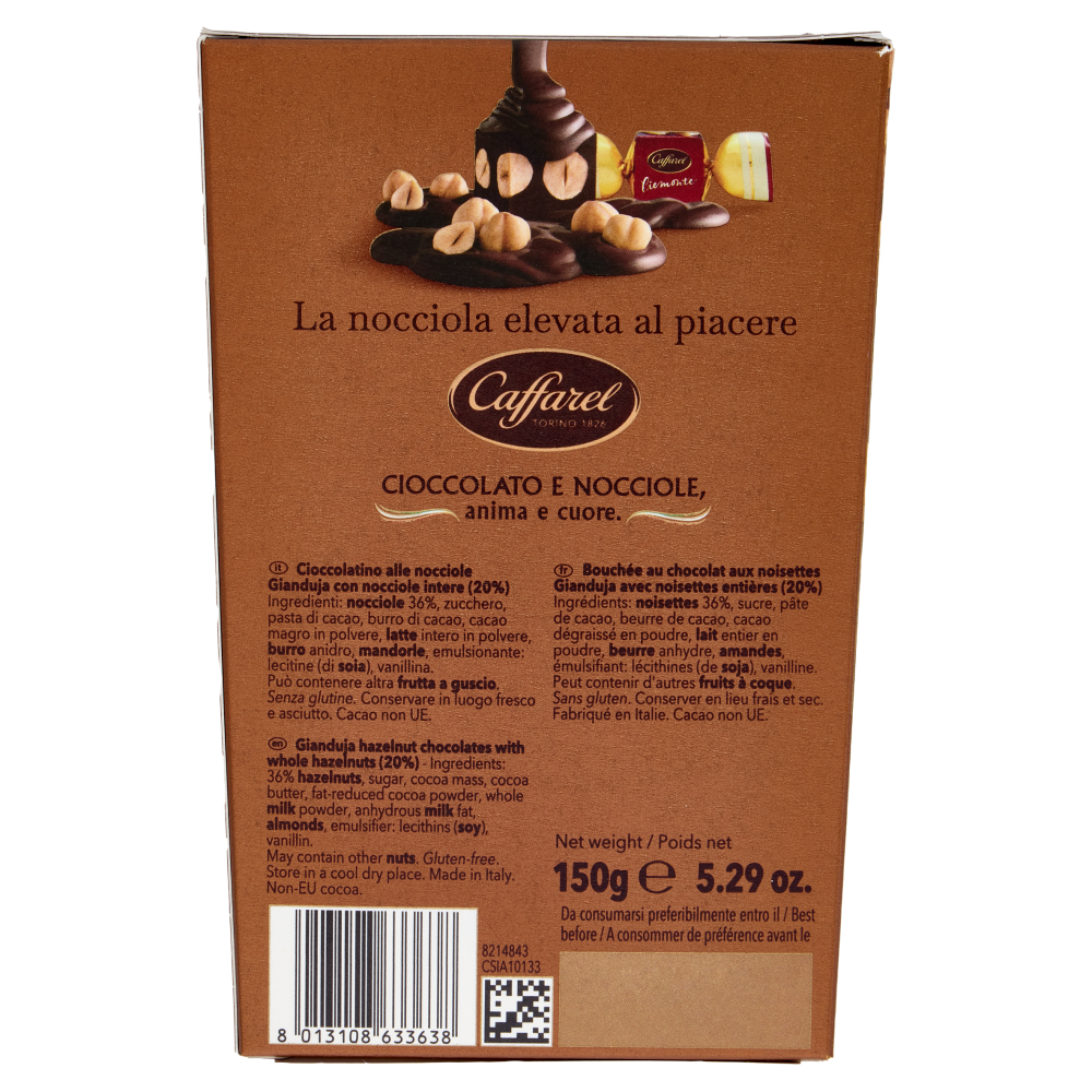 Caffarel Piemonte Fondente 150 g
