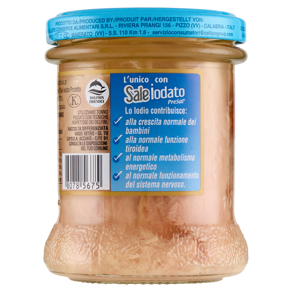 Callipo Filetti di Tonno al naturale 176 g