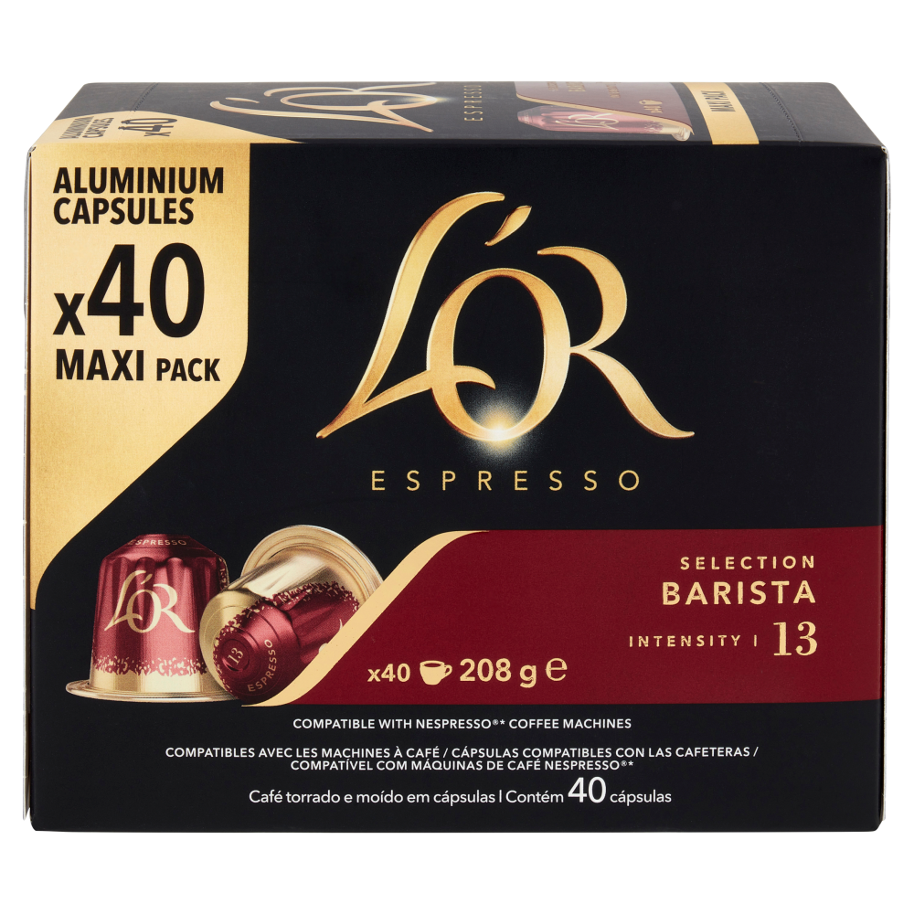 L'Or Espresso Selection Barista 40 capsule 208 g Carrefour