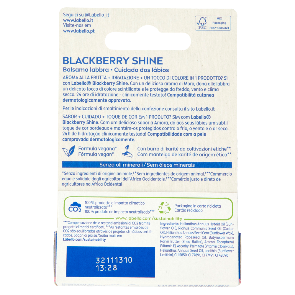 Labello Black Berry Shine 4,8 g