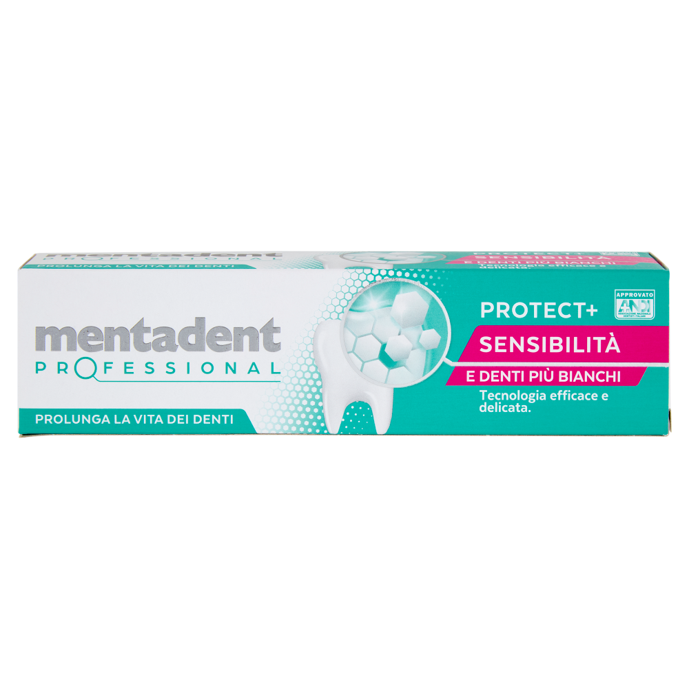 Mentadent Professional Protect+ Sensibilità e Denti più Bianchi 75 ml.
