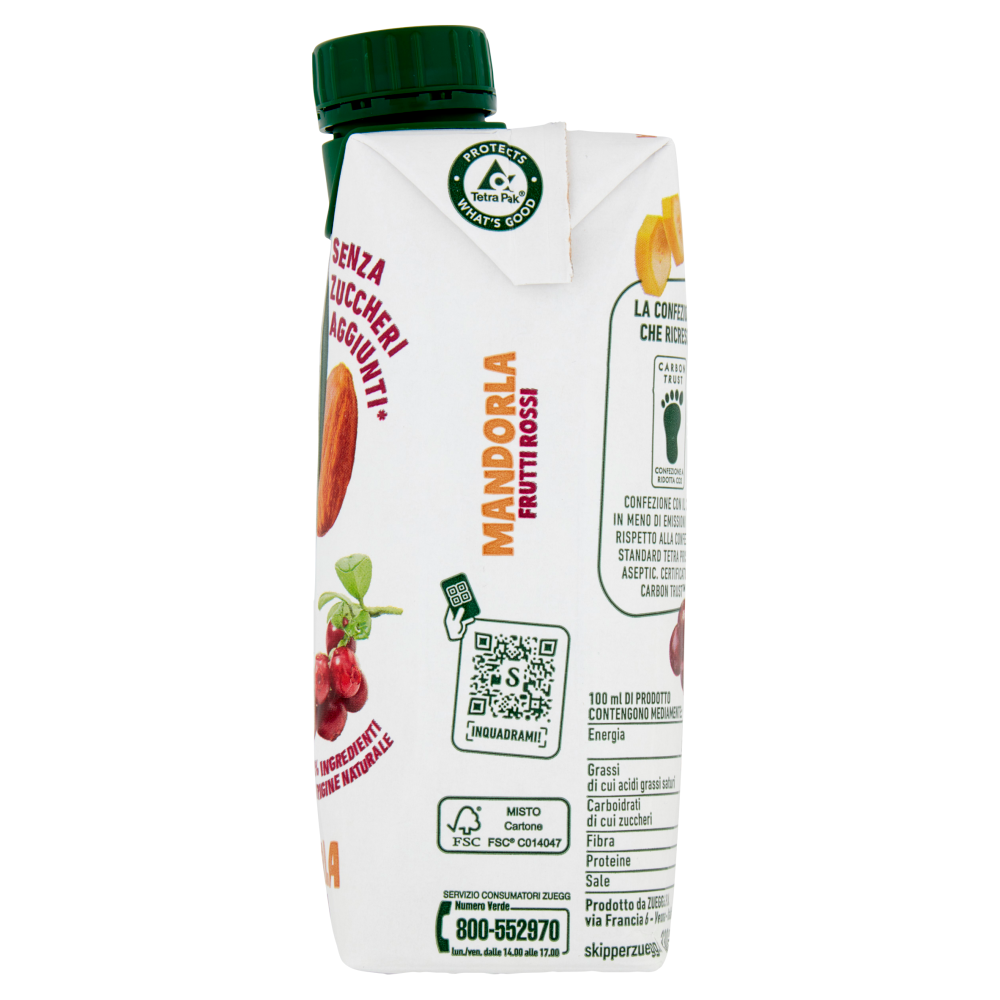 Zuegg Skipper Mandorla Frutti Rossi 330 ml