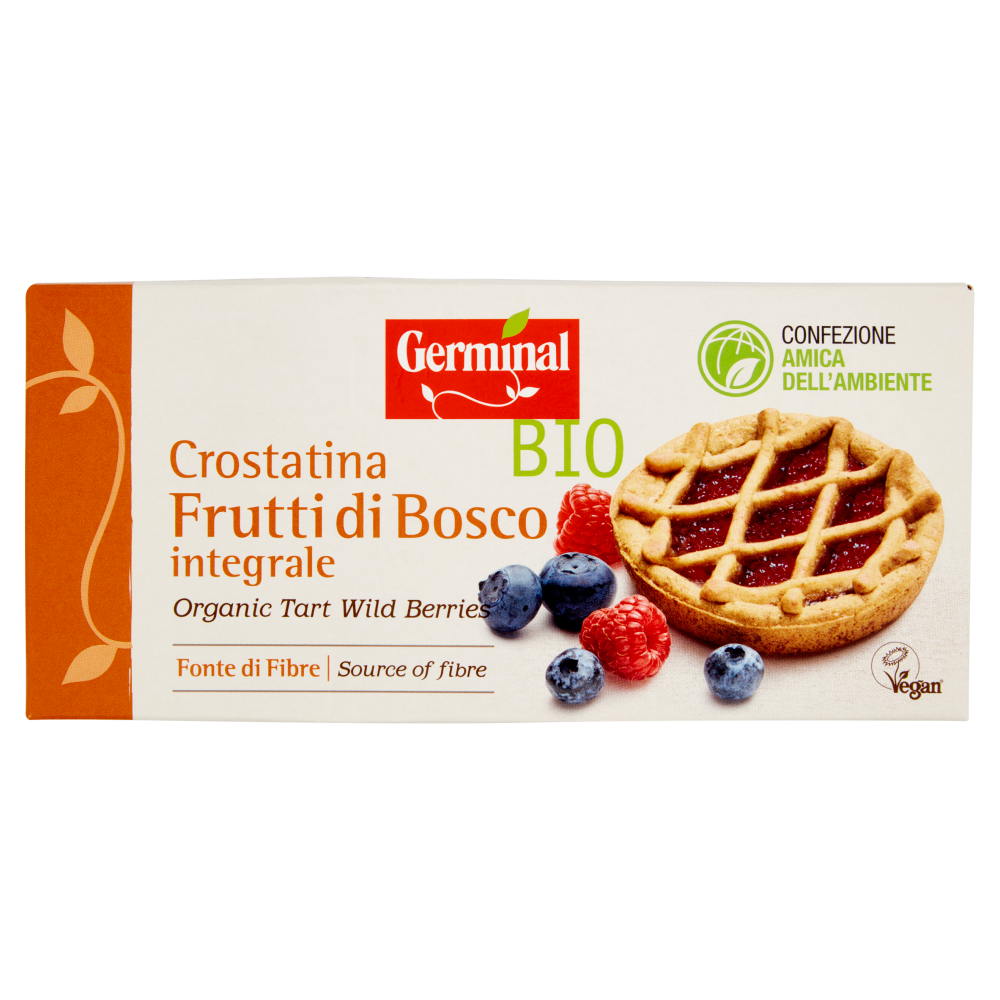 Germinal Bio Crostatina Frutti di Bosco integrale 4 x 50 g