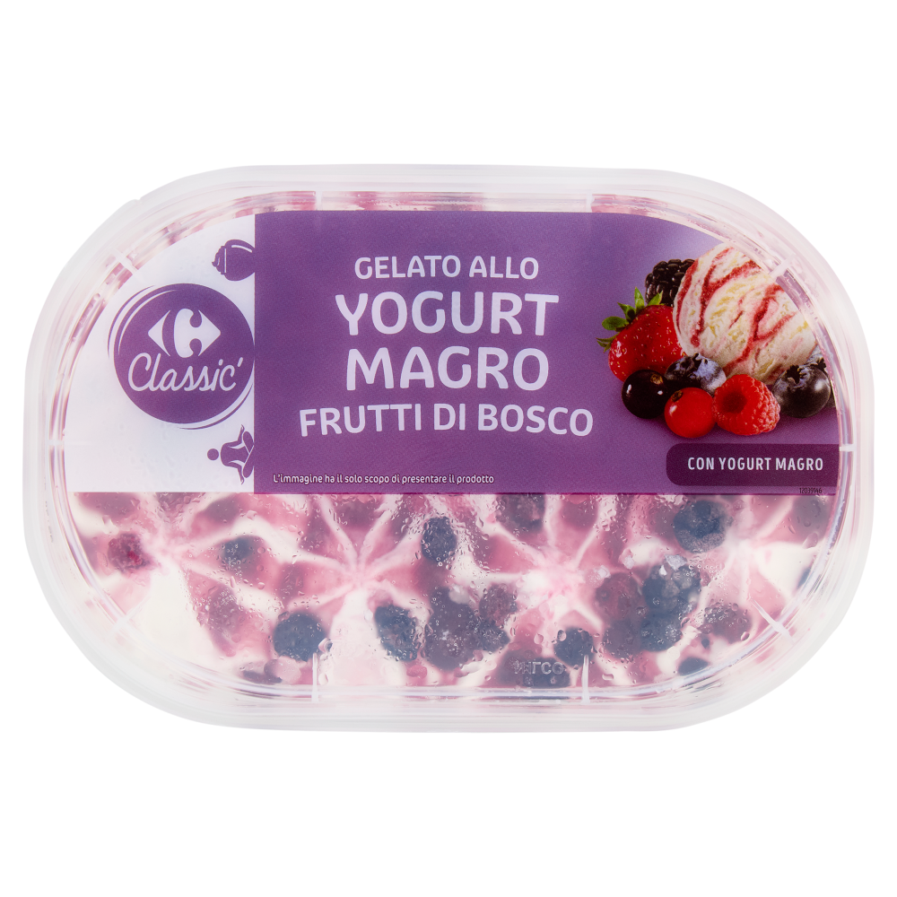 Carrefour Classic Gelato allo Yogurt Magro Frutti di Bosco 500 g
