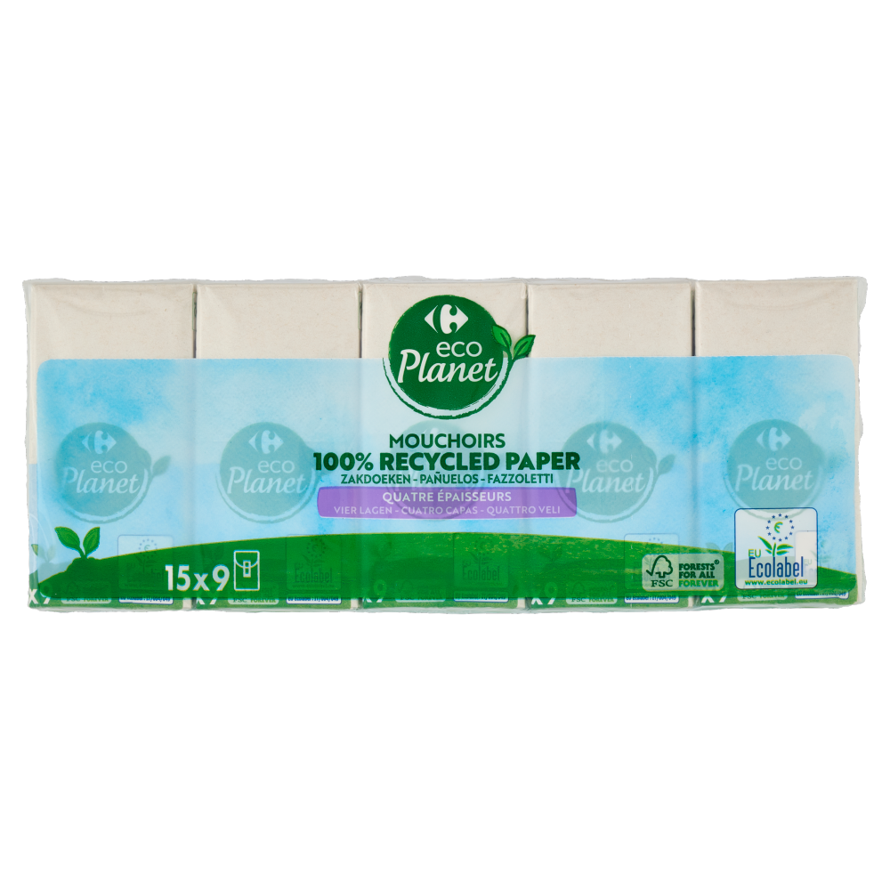 Carrefour eco Planet Fazzoletti 9 pz