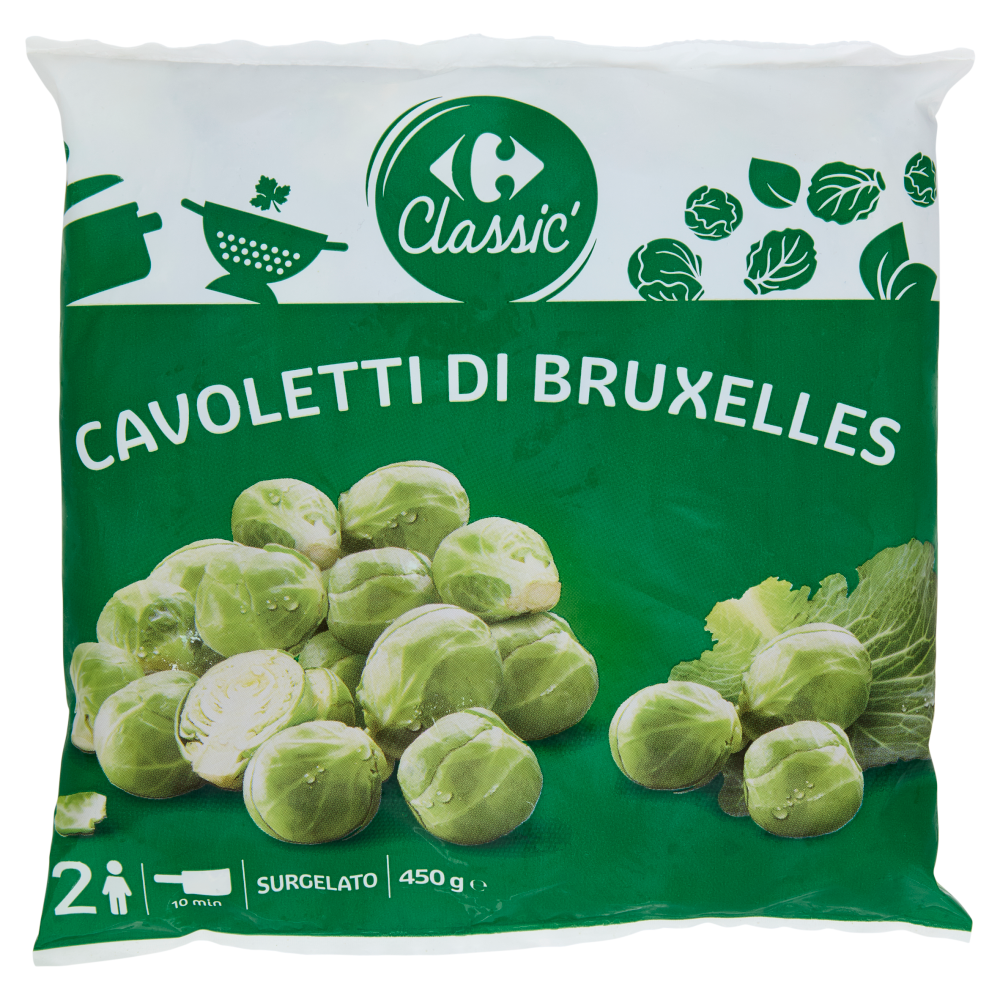 Carrefour Classic Cavoletti di Bruxelles Surgelato 450 g