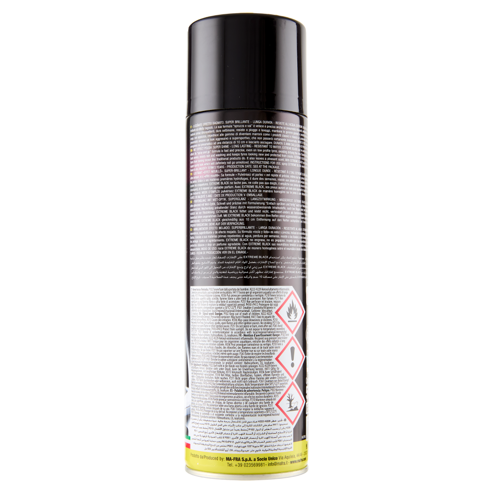 Ma-Fra eXtreme Black Lucidante Effetto Bagnato 500 ml