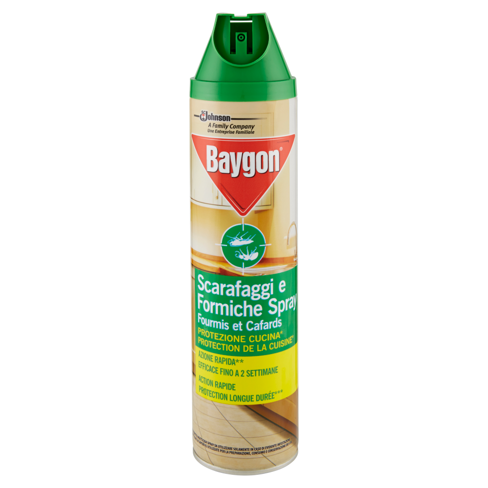Baygon Scarafaggi e Formiche Spray Protezione Cucina* 400 ml