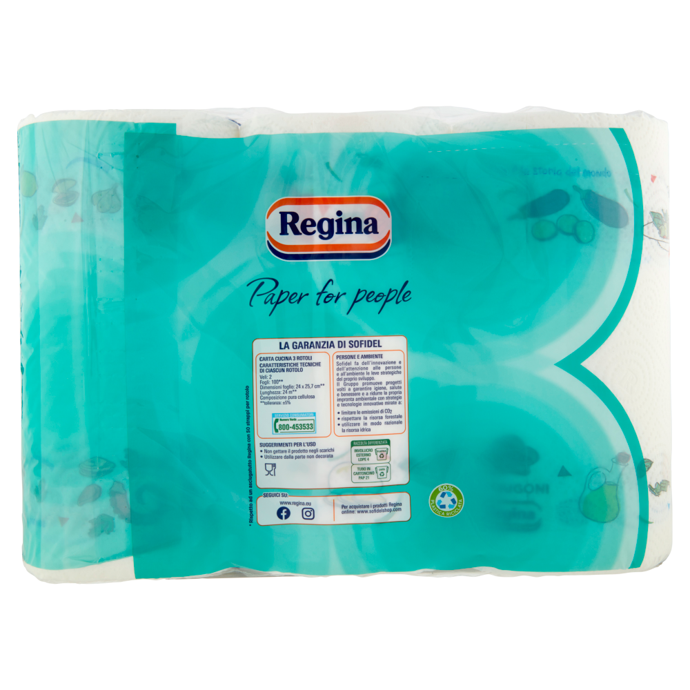 Regina Asciugoni carta cucina 3 rotoli
