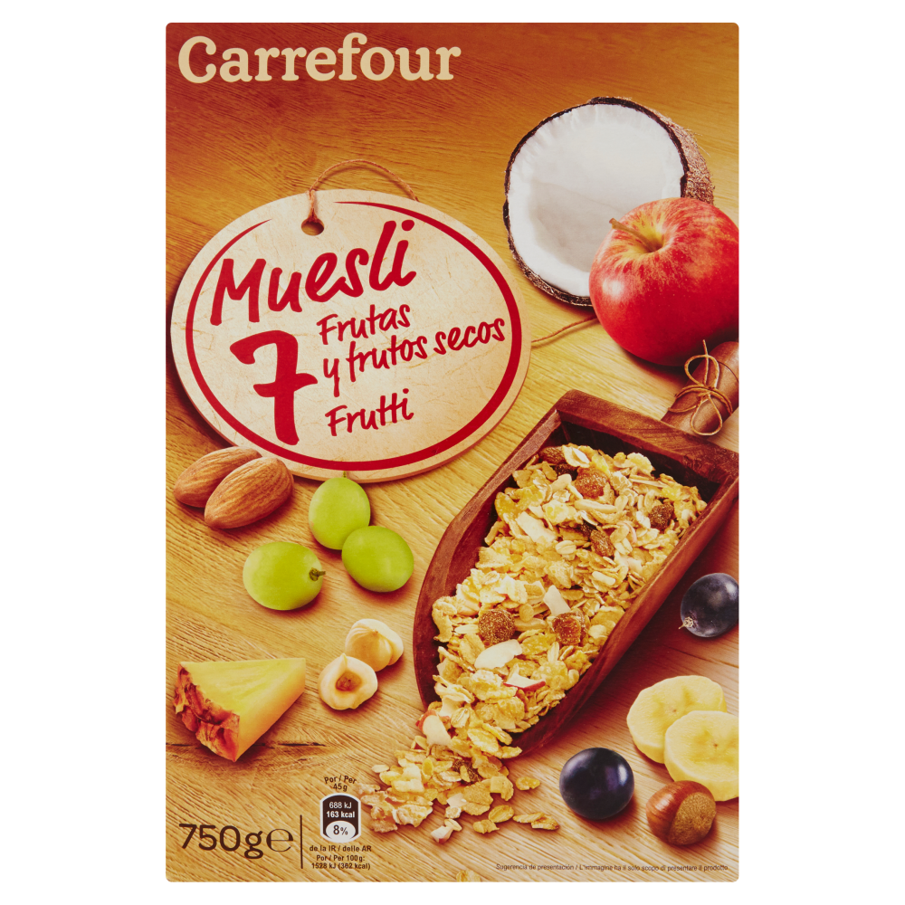 Carrefour Muesli 7 Frutti 750 g