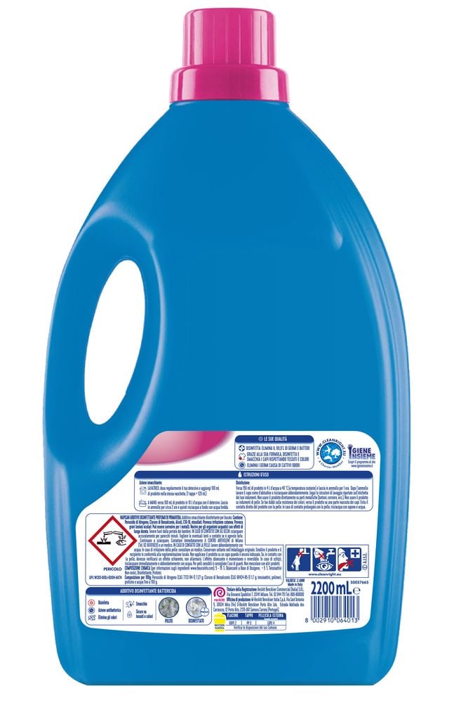 Napisan Additivo Bucato Disinfettante Liquido Primavera 2,2L