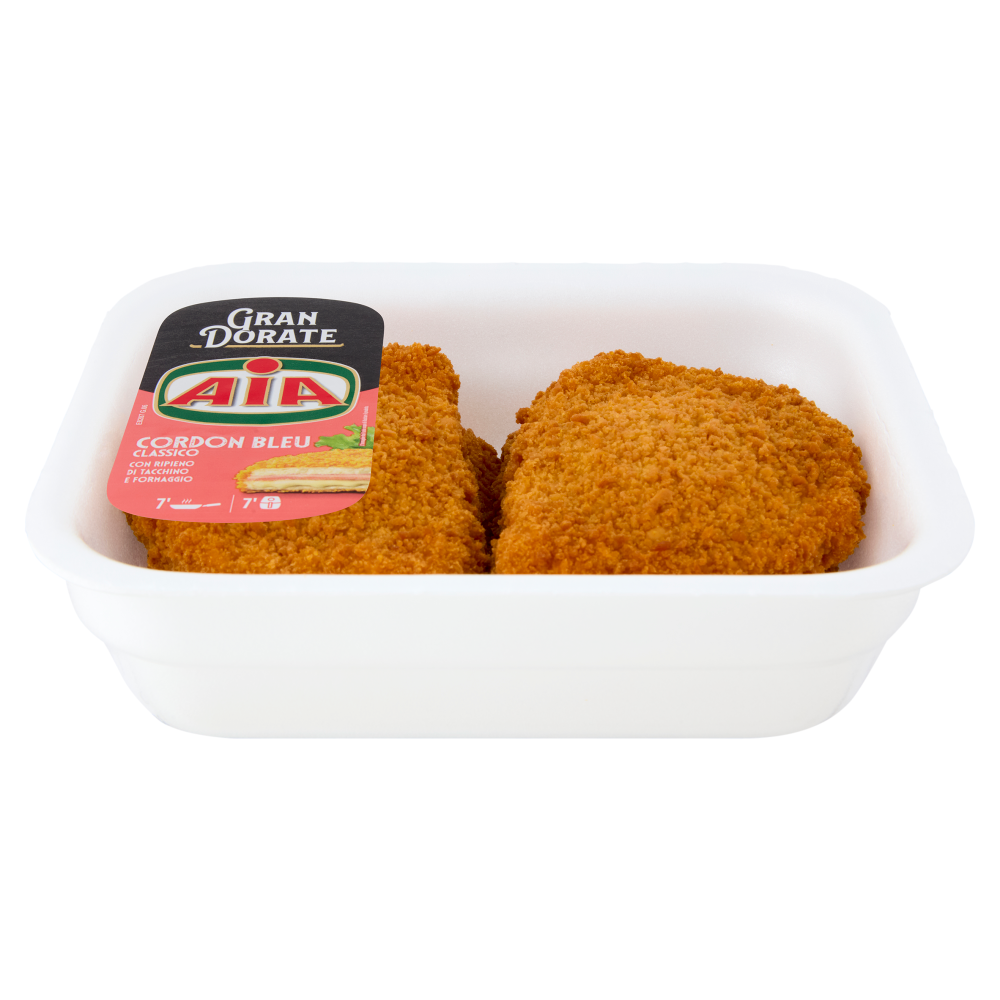 Aia Gran Dorate Cordon Bleu Classico con Ripieno di Tacchino e Formaggio 0,490 kg