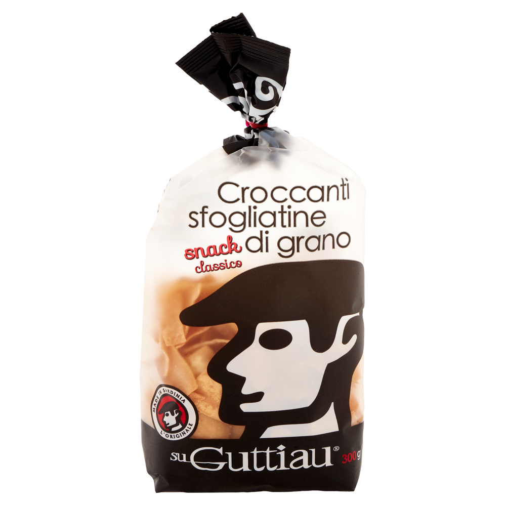 su Guttiau Croccanti sfogliatine di grano snack classico 300 g